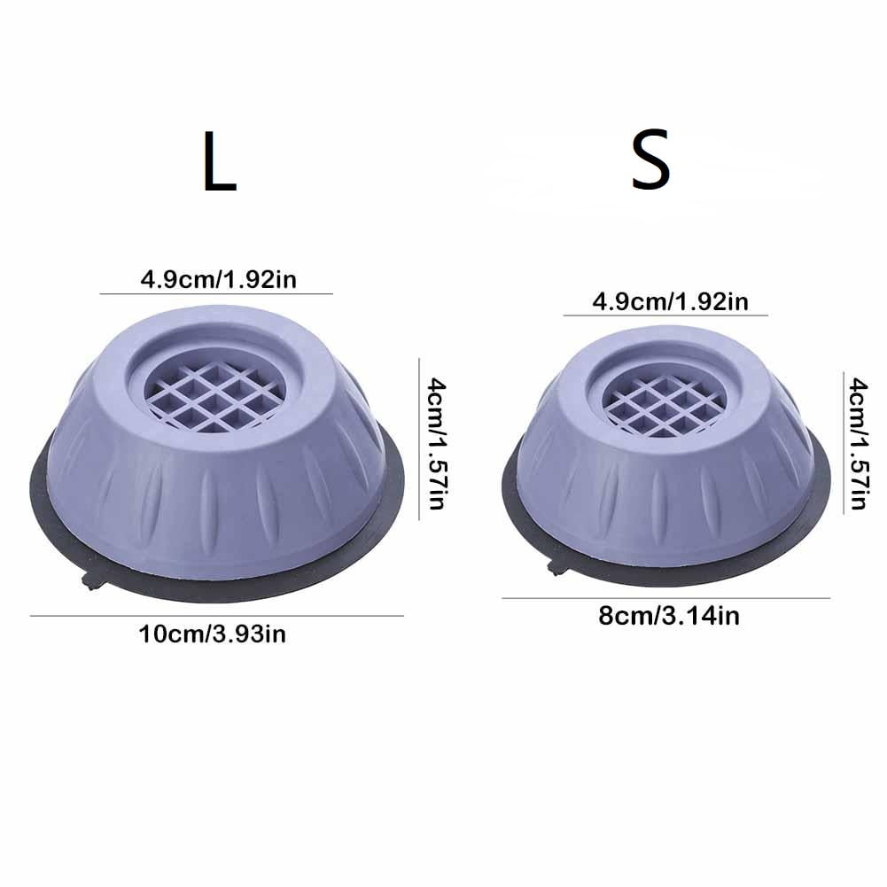 KITPIPI Anti Vibration Pads for Washing Machines Fridges and Furniture (4 Count)