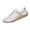 Beige, variant on EKVAHL Women's Retro Orthopedic Sneakers, Lace‑Up Faux Suede Tennis Shoes, Streetwear Daily Commute Hangout Walking Shoes Gray