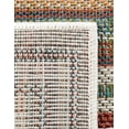 thumbnail image 7 of Unique Loom Baja Outdoor Collection Area Rug - Ensenada (12' Square Multi/Brown), 7 of 7