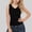 Black, variant on Vornjynx Girls Ribbed Tank Tops, Stretchy Soft Slim Fit V-Neck Kids Summer Casual Undershirt White Size 10-12