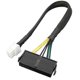 thumbnail image 1 of Standard 24 Pin Female to 6Pin Male Computer Power Cord ATX Mainboard Power Supply Connection Cable Line for Acer 6P, 1 of 5