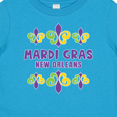 thumbnail image 4 of Inktastic Mardi Gras New Orleans with Fleur De Lis Trio Boys or Girls Baby T-Shirt, 4 of 5