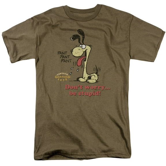 Garfield - Dont Worry Be Stupid - Short Sleeve Shirt - Medium