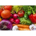 thumbnail image 2 of wall26 - Group of Vegetables Closeup View - Removable Wall Mural | Self-Adhesive Large Wallpaper - 66x96 inches, 2 of 6