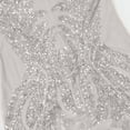 thumbnail image 6 of KHONTS Birthday Dresses for Women Halter Sleeveless Sequin Mesh Feather Party Dress Clubwear White XL, 6 of 8