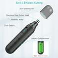 thumbnail image 2 of Nose Hair Trimmer for Men Pinkiou Mini Ear Hair Trimmer for Men Professional Ear and Nose Hair Trimmer Electric Battery-Powered Water Resistant Nose Clippers, 2 of 8