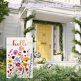thumbnail image 6 of Hello Spring Garden Flag Outside 12x18 Inch Double Sided Small Seasonal Farmhouse Floral Yard Flag Outdoor Decoration, 6 of 6