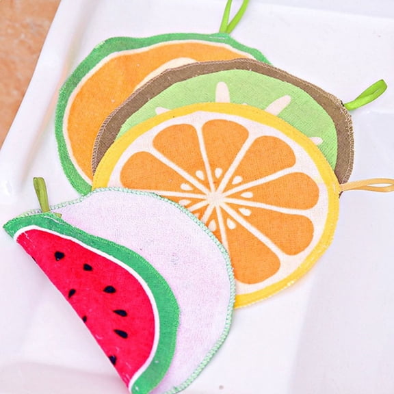 BESTYASH 4-Pack Reusable Hanging Paper Towels Quick Drying Hand Towels for Kitchen and Bathroom Use