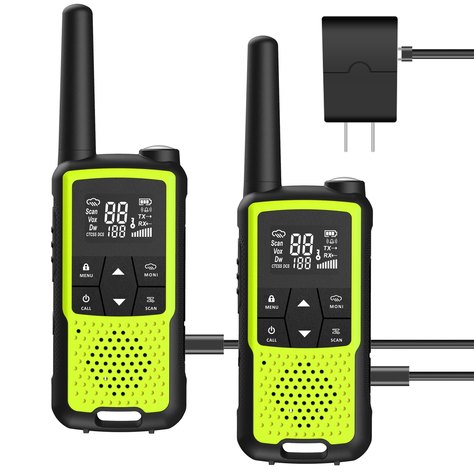 Goardyoo 2 Pack T22 Walkie Talkie 22 Channel 12 NOAA Weather Channel