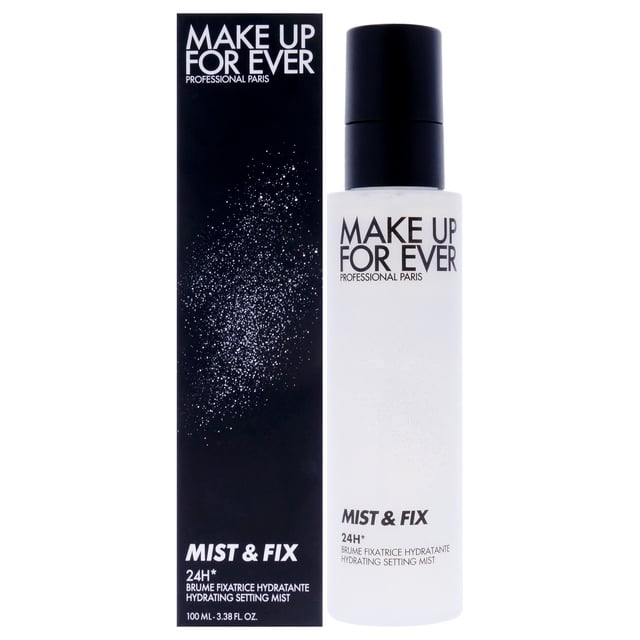 Mist and Fix Bruma fijadora hidratante las 24 horas de Make Up For Ever para mujeres - Spray de 3.4 oz