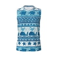 thumbnail image 6 of Lsque Sea Underwater Animals Print Men's Cotton Blend Sleeveless Muscle Shirts (S-3XL)- Moisture Wicking, Odor Protection, UPF 30+,Small, 6 of 8