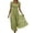 Army Green, variant on Bxsruta Womens Maxi Dress Puff Short Sleeve Square Neck Smocked Flowy Tiered Sundress