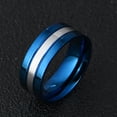 thumbnail image 4 of Sonducket Anillo Punk de moda, alianzas de boda, anillos exquisitos Ins, accesorios de ropa, joyería, abalorio, regalos de aniversario de compromiso Accesorios de disfraces Azul 9 # Sonducket AP014847-04, 4 of 6