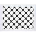 thumbnail image 3 of Large Circle Dots Print Cotton Dinner Table Placemats Holiday Home Decoration 13" x 19" (Pack of 4), 3 of 5