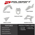 thumbnail image 2 of Polisport Full Plastic Kit for Beta RR 2T/4T (2018-2019) OEM Quality Restyling Kit with Superior Fit, Flexibility, and Durability (White), 2 of 9