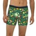 thumbnail image 2 of Men'S Boxer Briefs, Vegan Soft And Breathable Mens Underwear Boxer Briefs With Widen Waist, 2 of 2