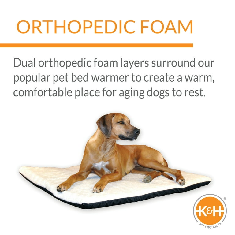 Large heated dog bed hotsell