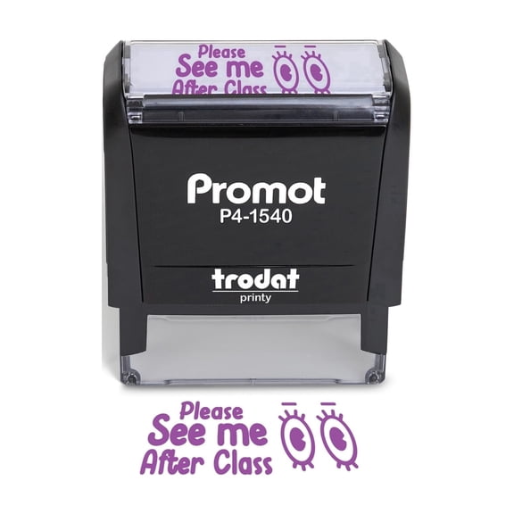 Promot Please See Me After Class - Self Inking Stampers for Kids - Teacher Stamps for Classroom