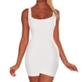 thumbnail image 1 of Clearance Sale 2025 Shapers Womens Summer Backless Sleeveless Sport Short Pant Strap Jumpsuit Rompers, 1 of 6
