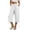 *White, variant on VBVC Women's Cotton Linen Wide Leg Capri Pants , Casual Summer Loose Crop Trousers For Women , Ladies' Comfy Elastic Waist Pants with Pockets, Army Green , S-2XL
