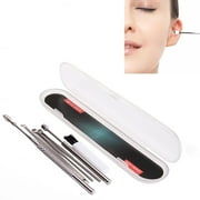 LELINTA Stainless Steel Ear Pick Earpick Curette Ear Wax Remover Cleaner Cleaning Tool - 6 pcs/ set (Silver)
