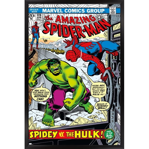 Marvel Comics Spider-Man - The Amazing Spider-Man #119 Wall Poster, 22.375" x 34" Framed