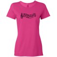 thumbnail image 3 of Inktastic Music Staff Musical Gift Women's T-Shirt, 3 of 5