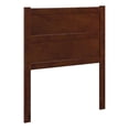 thumbnail image 3 of Pemberly Row Twin Mid-Century Panel Solid Wood Headboard in Walnut, 3 of 9