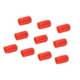 thumbnail image 2 of Paquete de 10 fundas para tacos de billar, protectores de tacos de billar y tapas de goma para tacos. 13 mm rojo, 2 of 9