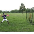 thumbnail image 5 of 7'×7' Baseball Backstop Net Set, Baseball Softball Practice Net with Batting Tee, for Hitting Pitching Batting Catching with Bow Frame, Bonus Strike Zone,, 5 of 6