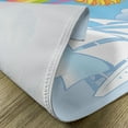 thumbnail image 5 of Ambesonne Cartoon Place Mats Set of 4, Ship Rainbow, Standard Size, Multicolor, 5 of 6