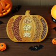 thumbnail image 3 of Shoreew Pumpkin Charcuterie Board Wooden Pumpkin Dish Platter Fall Harvest Thanksgiving Serving Tray for Snacks Fruits Meat Cheese, 3 of 7