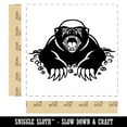 thumbnail image 2 of Angry Honey Badger Self-Inking Rubber Stamp Ink Stamper - Blue Ink - Large 1-1/2 Inch, 2 of 7