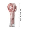 thumbnail image 2 of Hot Sale!Handheld Spray Fan Desktop Humidification Gift Handheld Student Fan Folding Neck Spray Fan, 2 of 5