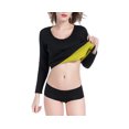 thumbnail image 1 of Women Neoprene Waist Trainer Shirt Slimming Body Shaper Workout Sweat Sport Tops, 1 of 7