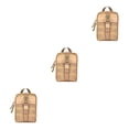 thumbnail image 1 of Toystoory Bolsa de almacenamiento al aire libre Camping Senderismo Accesorios de supervivencia Riñonera Pesca Montañismo Bolsillo Oxford Paquete de Caqui 3piezas Toystoory CBP186752, 1 of 1
