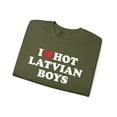 thumbnail image 3 of Latvian Latvia Wife Girlfriend Husband Sweatshirt Gifts Crew Neck Shirt, 3 of 3