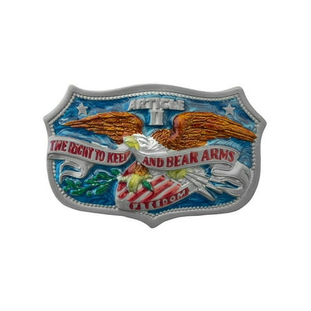 Bear Arms Belt Buckle - The Right to Keep and Bear Arms Belt Buckle