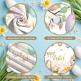 thumbnail image 3 of Cute Cartoon Happy Easter Banner Pastel Color Easter Backdrop Floral Decoration Easter Display for Easter Party Home Decoration Outdoor Celebration, 3 of 8