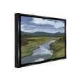 thumbnail image 4 of Stupell Industries River with Cloud Reflection Landscape Painting Black Floater Framed Canvas Art Print Wall Art, 31 x 25, 4 of 10