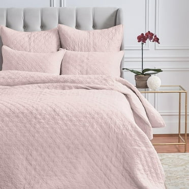 20" x 26" Sutton Rosewood Pink Cotton Standard Sham - Machine Washable