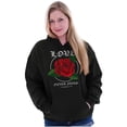 thumbnail image 3 of Cool Urban Love Never Fails Roses Hoodie Sweatshirt Women Men Brisco Brands S, 3 of 6