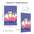 thumbnail image 5 of Kll Dog Washes In A Pink Bath Wall Plate,Gloss Finish,Standard Size 1 - 5" X 3", Polycarbonate Thermoplastic,Electric Receptacle Plug Covers, 5 of 8