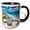 Black/White, variant on 3drose, Resort, Cancun, Mexico - Sa13 Gjo0171 - Greg Johnston, 15oz Mug