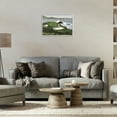 thumbnail image 3 of Stupell Industries Coastal Golf Course Landscape Painting White Framed Art Print Wall Art, 24 x 16, 3 of 10