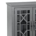 thumbnail image 5 of Lexicon Eliza Engineered Wood Buffet Sideboard Cabinet in Antique Gray, 5 of 6