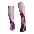 thumbnail image 4 of Compression Socks for Women and Men - Purple And Pink Tulip Bouquet Compression Socks Circulation for Workout, 4 of 8