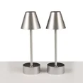 thumbnail image 2 of Luminus LED Rechargeable Ambiance Table Lamp, 4-pack silver, 2 of 5