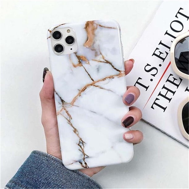 Funda de teléfono con textura de piedra de mármol Ottwn para iPhone 12 13 Mini Pro Max 11 Pro Max X XR XS Max 7 8 6s Plus SE 2020, funda suave IMD Tan Jianjun unisex