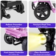 thumbnail image 6 of SACVON Mobility Scooters for Seniors with Thick Comfort Seat,USB Charging Port & Widened Front Guard,Powered Mobility Scooter for Adults,250W Motor,330 lbs Capacity,Pink, 6 of 10